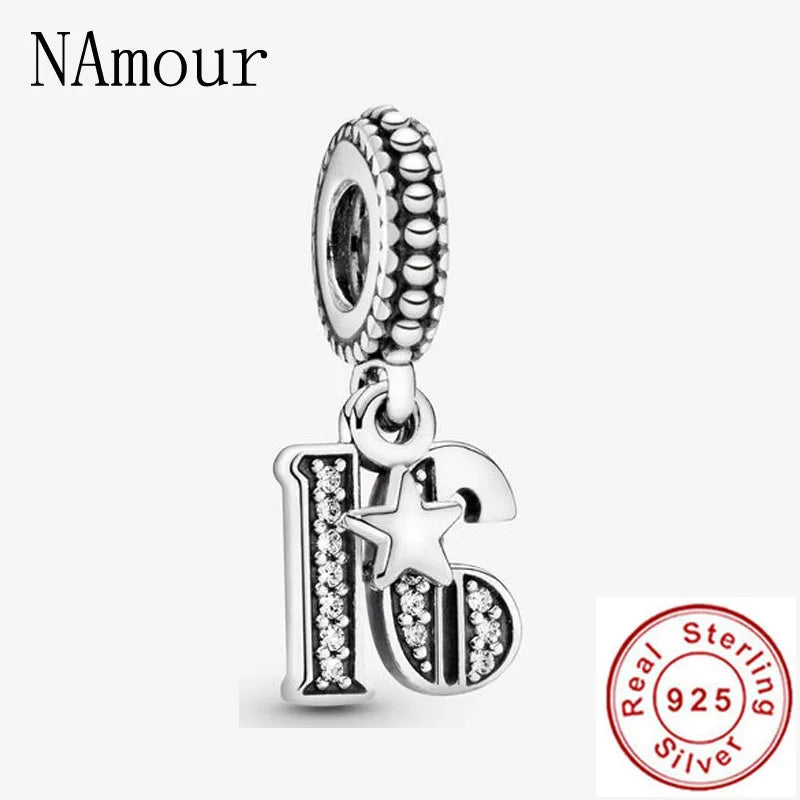 Celebration Charm DIY Beads 925 Silver Bracelet Jewelry Making
