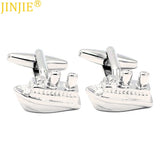 2019 Glossy Metal Men's Cufflinks Business French Shirt Cuff Button