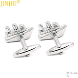 2019 Glossy Metal Men's Cufflinks Business French Shirt Cuff Button