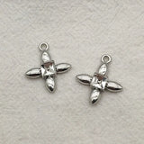 100pcs Zinc Alloy Rhinestone Charm DIY Jewelry Findings
