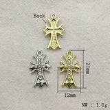 21x12mm Pearl/Rhinestone Charm Necklace/Earring DIY 100pcs
