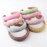 Personality Hair Light Small Bib Beads Headband Women's Headdress