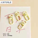 Japanese-Korean Alloy Door Buckle, Baking Paint, Shrimp Button