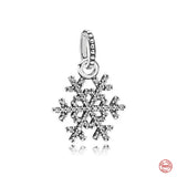 Christmas Tree Snowflakes Bead Dangle Charms for Bracelet