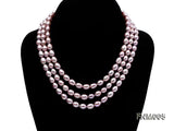 Lavender Pearl Necklace 7-8mm 3-Strand