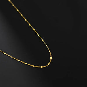 Trendy S925 Silver Choker Necklace Women Clavicle Chain Fine Jewelry