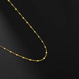 Trendy S925 Silver Choker Necklace Women Clavicle Chain Fine Jewelry