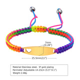 Newborns Baby Nameplate Bracelets with Adjustable Chain
