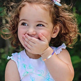 Newborns Baby Nameplate Bracelets with Adjustable Chain