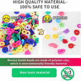 18 Colors Flat Polymer Clay Beads DIY Jewelry Making Kit