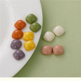 100pcs 15mm Square Resin Beads DIY Jewelry Earring Accessory