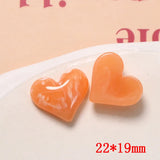 100pcs Cartoon Resin Flatback Beads DIY Jewelry Earring Accessory