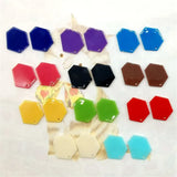 100pcs Acrylic Beads Irregular Shape DIY Earring Pendant