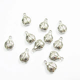100pcs Antique Silvery Ladybug Charms For DIY Jewelry