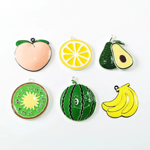 10pcs/bag Fruit Pendants For Summery Necklace