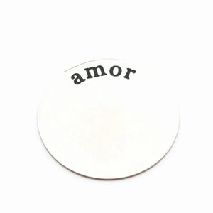 10pcs 22mm Silver Amor Window Plate for 30mm Floating Locket