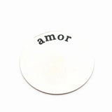 10pcs 22mm Silver Amor Window Plate for 30mm Floating Locket