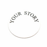 10pcs Stainless Steel 22mm Large Silver Window Plate for 30mm Floating Locket