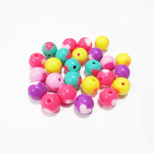 Chunky Jewelry Acrylic Solid Heart Beads 12mm/16mm