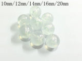 Clear Transparent Illusion Glitter Beads 12mm & 20mm