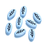 200pcs Solid Colors Acrylic Plastic Loves Arrow Beading Material