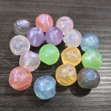 160pcs Transparent Acrylic Illusion Glitter Beads - DIY Jewelry