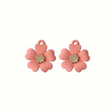 Spring Flowers Charms DIY Ornament Accessories Earring Necklace Keyring