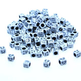 1900pcs Acrylic Cube Beads 6*6mm DIY Jewelry Findings Big Hole Spacer Beads