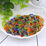 Acrylic Tube Seed Beads 2*6mm 10000pcs Jewelry Findings