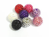 20MM 100pcs/lot Mixed Resin Rhinestone Beads Chunky Jewelry Making