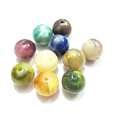 20mm Double Color Glitter Beads Chunky Jewelry Necklace