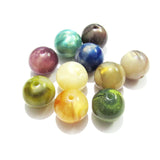20mm Double Color Glitter Beads Chunky Jewelry Necklace