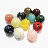 20mm 100pcs/bag Double Color/Imitations Marble Beads For Chunky Jewelry