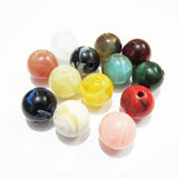 20mm 100pcs/bag Double Color/Imitations Marble Beads For Chunky Jewelry