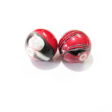 20mm Wood Grain Beans Beads For Chunky Jewelry Necklace