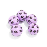 100pcs Acrylic Small Paws Beads For Chunky Jewelry