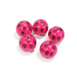 100pcs Acrylic Small Paws Beads For Chunky Jewelry