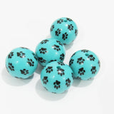 100pcs Acrylic Small Paws Beads For Chunky Jewelry