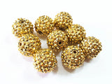 20mm Resin Rhinestone Beads for Kids Jewelry Making