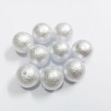 20mm 100pcs/lot Acrylic Wrinkles Pearl Beads for Necklace
