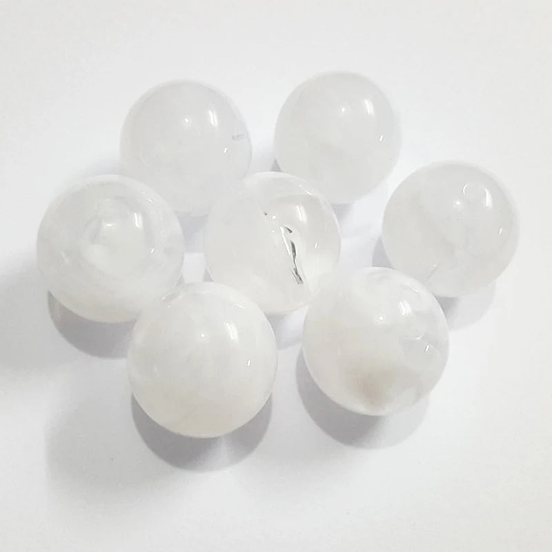 20mm 100pcs/lot Double-Color Acrylic Beads, Imitations Marble Crack Beads