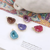 20pcs/Lot Irregular Stone Shape Alloy Charms Necklace Pendants