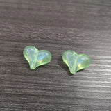 270pcs Transparent Heart Illusion Glitter Beads DIY Hand Jewelry