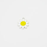 30pcs Full Enamel Sunflower/Daisy Charms For Chunky Jewelry