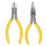 2pcs Needle-nose Pliers Flat Wire Round-nose Jewelry Making DIY Tool
