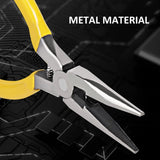 2pcs Needle-nose Pliers Flat Wire Round-nose Jewelry Making DIY Tool