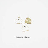 30pcs Enamel Small Alloy Charms for Halloween DIY Jewelry