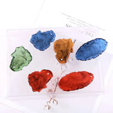 30pcs Geometry Irregular Shape Resin Beads DIY Jewelry Accessory