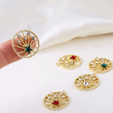 30pcs Stars Decoration Alloy Floating Locket Charms DIY Jewelry Earring/Garment