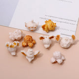 30pcs Elephant Mouse Head Popcorn Shape PVC Beads DIY Jewelry Earring